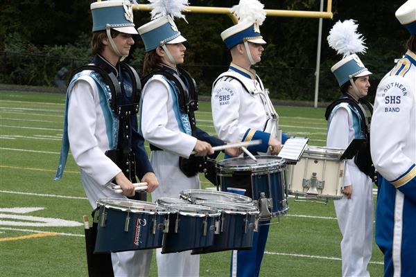 Southern High School Marching Band Performing